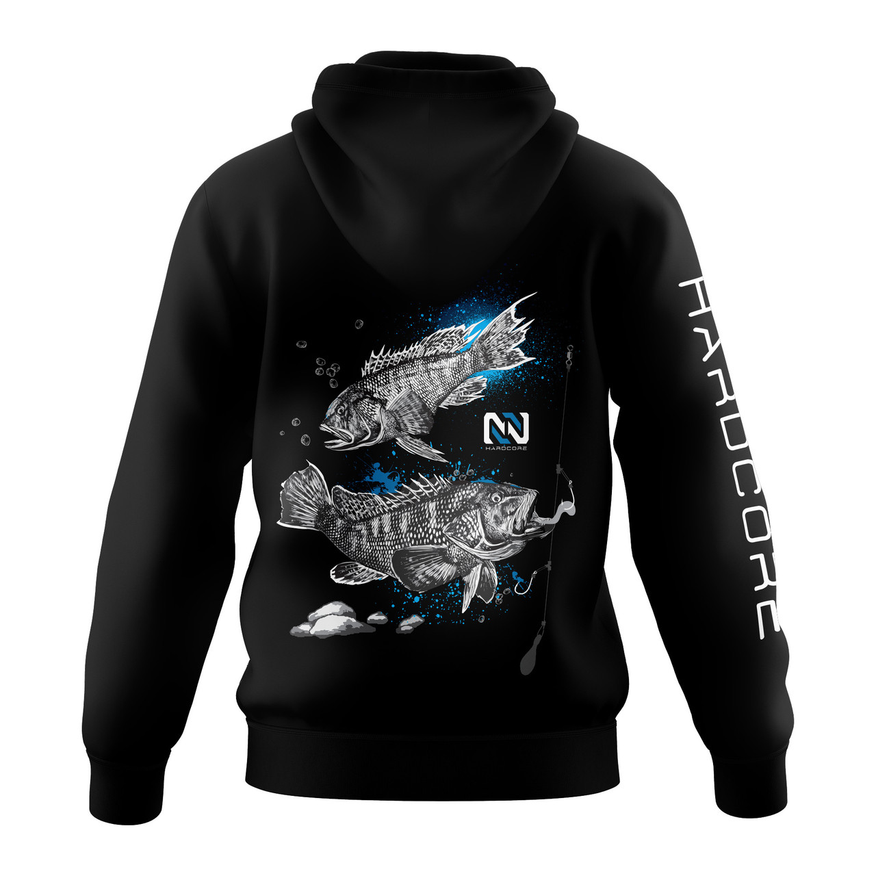 NOREAST'R - Hardcore Series - Black Seabass Fleece Hoodie