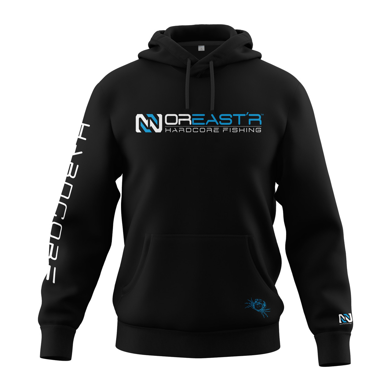 NOREAST'R - Hardcore Series - Black Seabass Fleece Hoodie