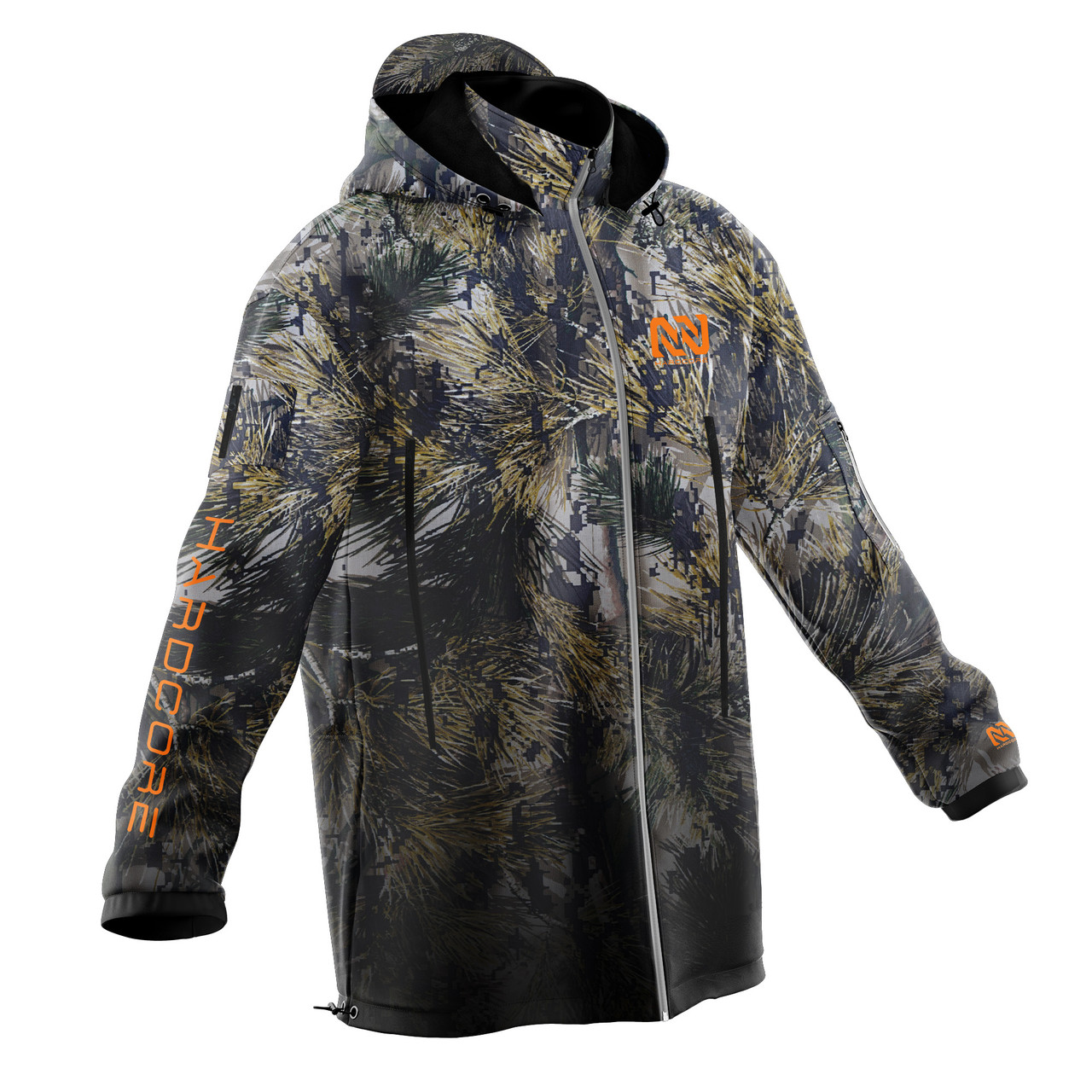 NOREAST'R - Tree Camo - Multi Pocket Soft Shell Fishing Jacket