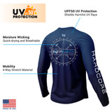 Compass - UPF 50 Long Sleeve Sun Shirt