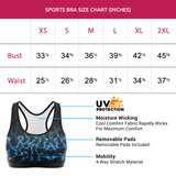 Electric Blue - Sports Bra