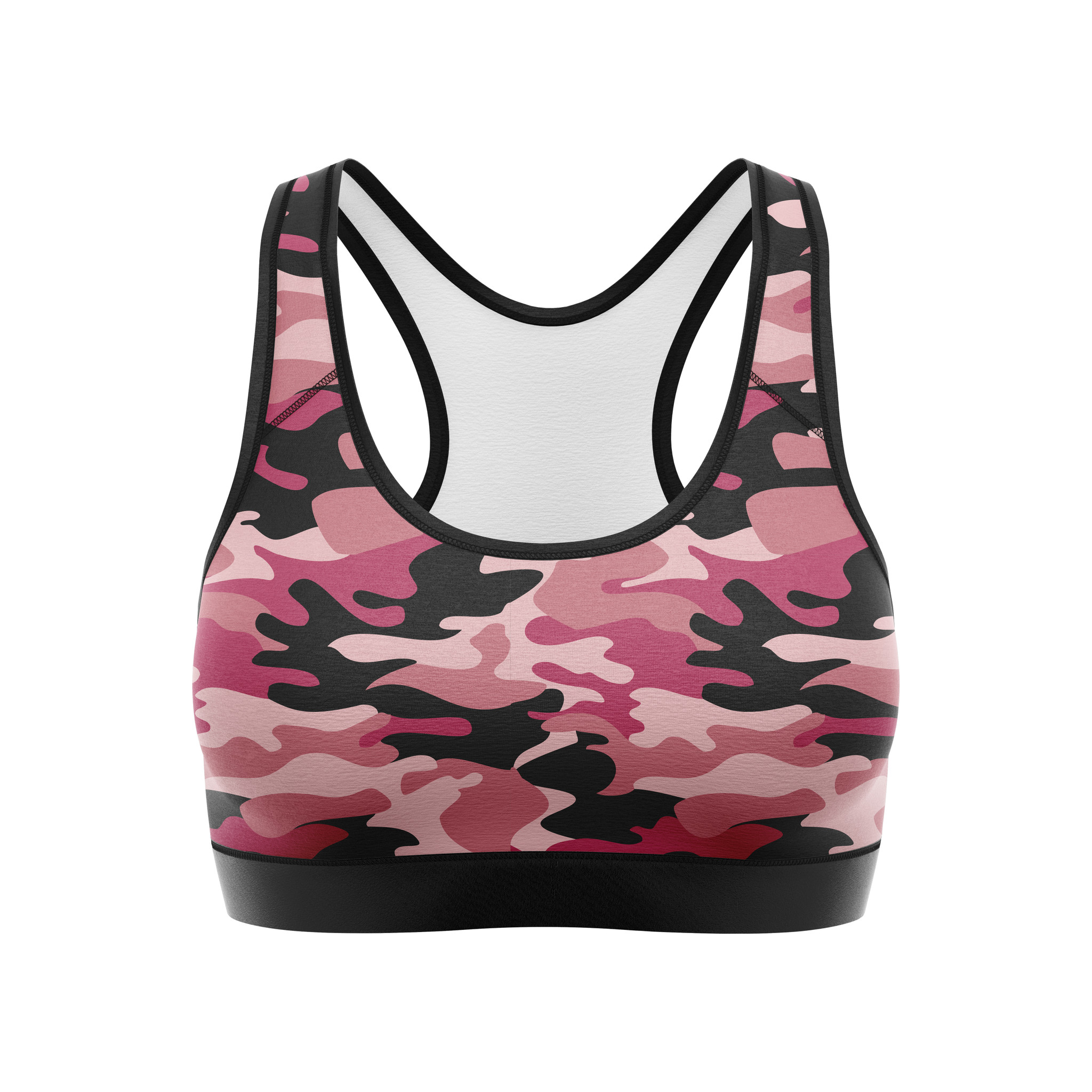 camo padded bra