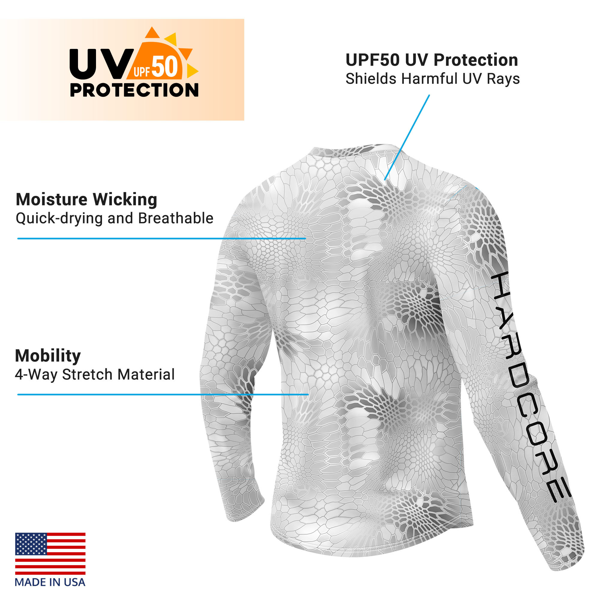Tongcamo Tarnshirt Herren Langarm Mit UPF 50+ - Schnell Trocknendes Jagdshirt Für Outdoor-Aktivitäten