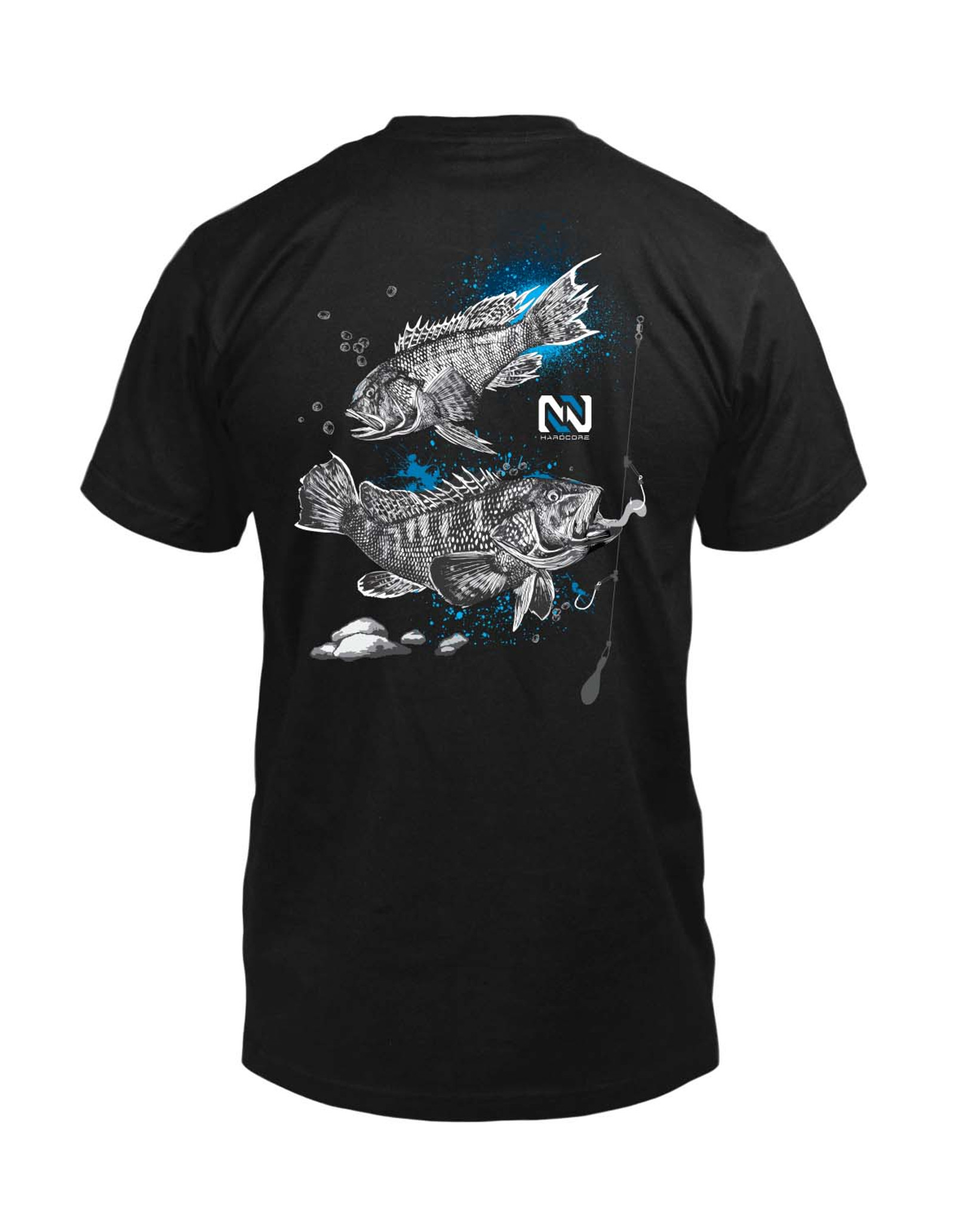 SEA (IRIDESCENT) T-SHIRT﻿ / BLACK