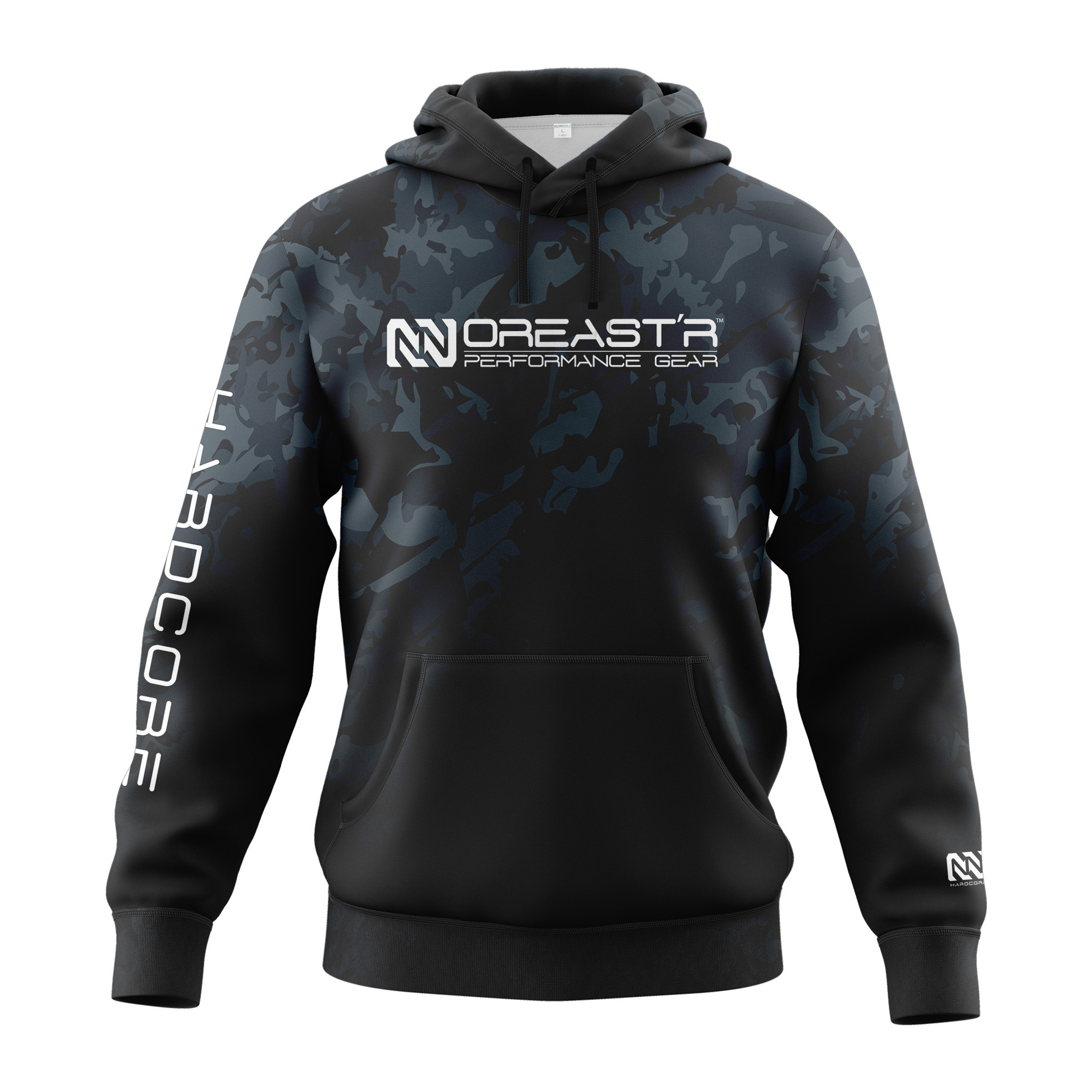 NOREAST'R - Dark Camo - Performance Gear Fleece Hoodie