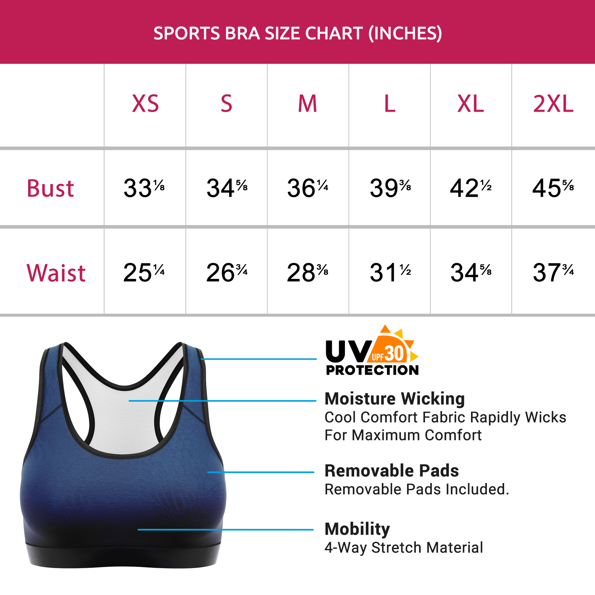 Hyba Activewear Sports Bra Guide