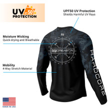 Dark Camo -  UPF 50 Long Sleeve Performance Gear Shirt
