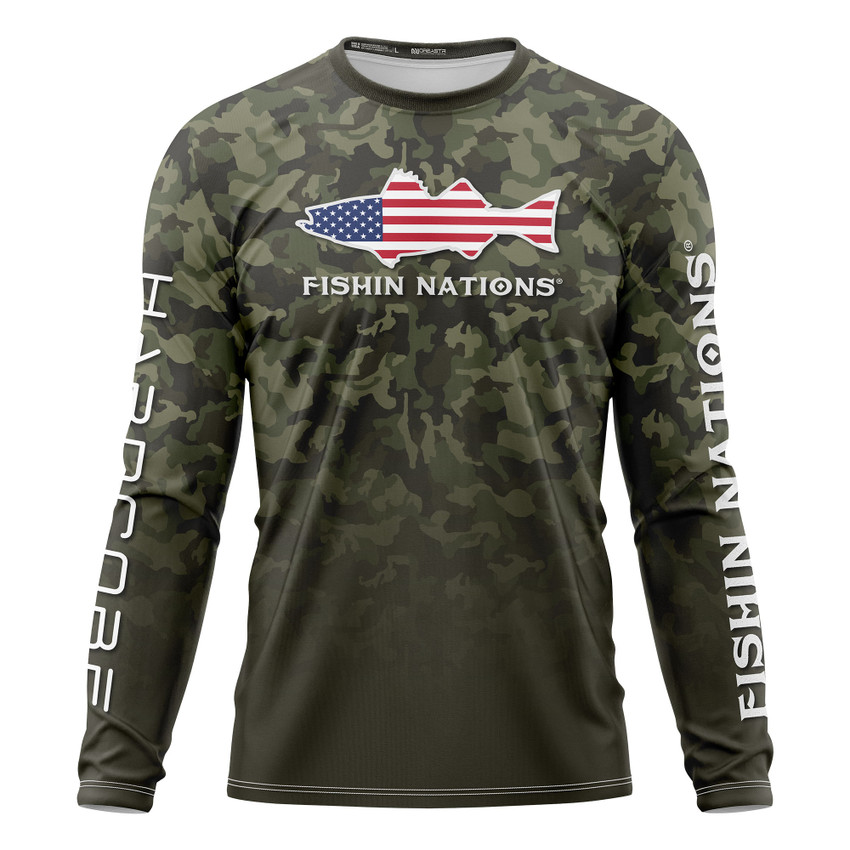 Stars & Stripers -  UPF 50 Long Sleeve Sun Shirt