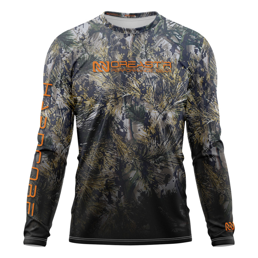 NOREAST'R - Blue Camo - UPF 50 Long Sleeve Performance Shirt