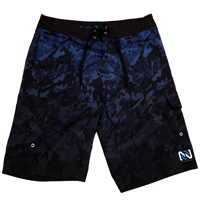 Dark Camo - 7-Pocket Board Shorts