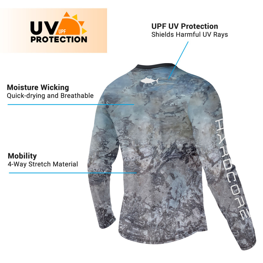 Bluefin Camo© - UPF Long Sleeve Sun Shirt