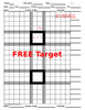 Printable 8.5"x11" Double Box Target (Free Download or free with order)