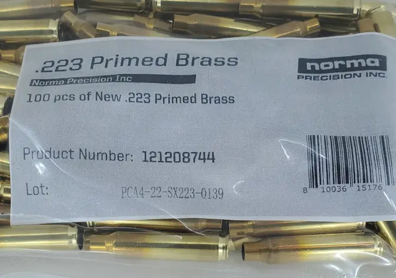 9MM Primed Brass - Bag of 100