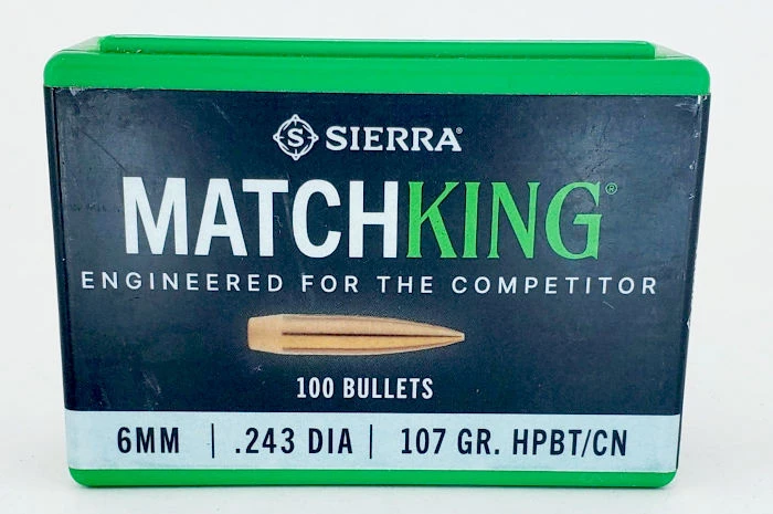 Bullets Sample Sierra MatchKing Bullets mm Caliber 107 Grain sample pack
