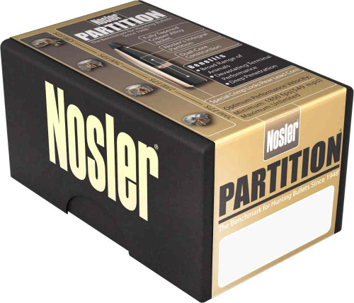 Nosler Partition Bullets 6.5mm Caliber .264 Diameter 125 Grain
