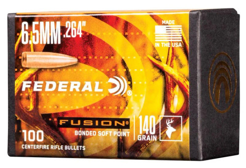 Federal Fusion 6.5mm Caliber .264 Diameter 140 Grain