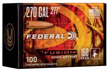 Federal Fusion 270m Caliber .277 Diameter 150 Grain