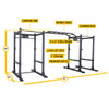 Body-Solid Double SPR1000DB Commercial Power Rack