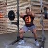 Front Squats on the Rugged Half Rack
