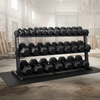 Rubber Hex Dumbbells