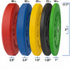 Body-Solid Chicago Extreme Color Bumper Plates