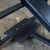Detail of the Spotter Stand on the Pro Clubline SOIB250 Incline Press Bench by Body-Solid
