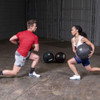 Lunge Pass with the Body-Solid Tools Heavy Rubber Balls