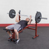 Bench Press on the Best Fitness Olympic Weight Bench