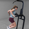 Dips on the Best Fitness Vertical Knee Raise
