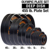 455 lb. Rugged Deep Dish Plate Set