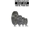 OST 105 lbs. PLATE SET