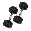 25 lb. Rubber Hex Dumbbell Pair, Shipping Included!
