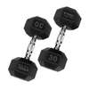 30 lb. Rubber Hex Dumbbell Pair, Shipping Included!