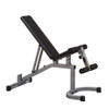 Powerline Adjustable Bench & Dumbbell Combo with Storage Rack