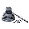 300 lb. Olympic Gray Grip Weight Set, SHIPPING INCLUDED