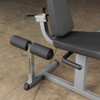 Body-Solid CAM Leg Extension Leg Curl Machine, SIlver