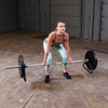 Deadlifts with Body-Solid Tools Bar Stand