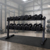 5-40 lb. Round Rubber Coated Dumbbell Package