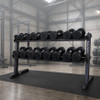 5-40 lb. Round Rubber Coated Dumbbell Package