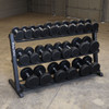 5-60 lb. Round Rubber Coated Dumbbell Package