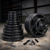 Body-Solid Premium Rubber Grip Iron Olympic Weight Sets
