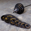 Rugged Deep Dish Olympic Weight Sets with Bar & Collars