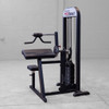 Tricep Press Downs on the Body-Solid Pro Select GCBT-STK Bicep Tricep Machine 210 lb. Stack