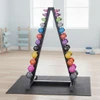 Body-Solid Vinyl Dumbbell and GDR24 Rack Package