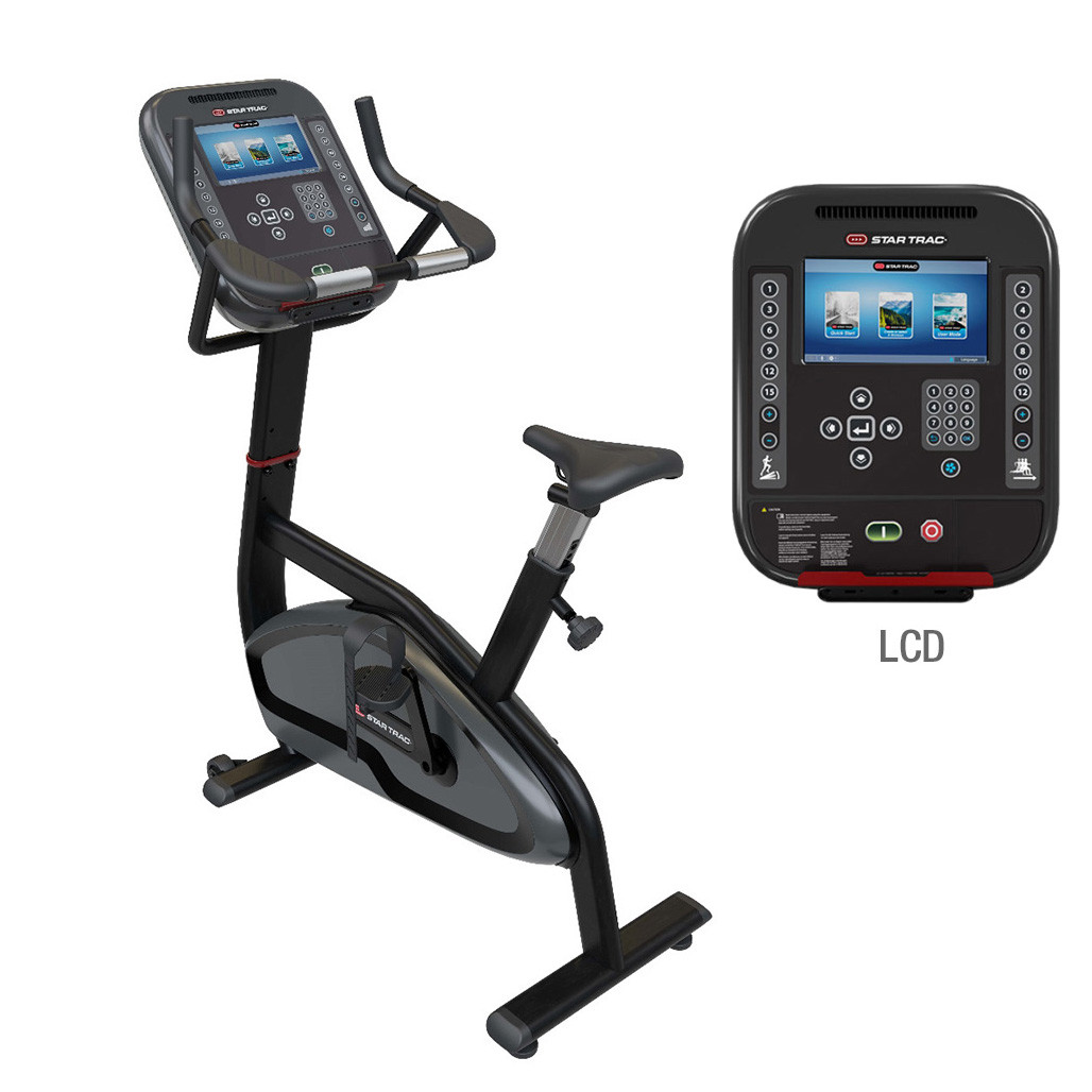 Star Trac 4 Series Upright Bike with LCD Console Star Trac 4 Series Upright Bike with LCD Console