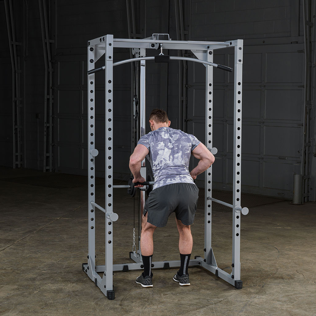 Bent Over Row on the Powerline PPR200X Power Rack Lat Attachment