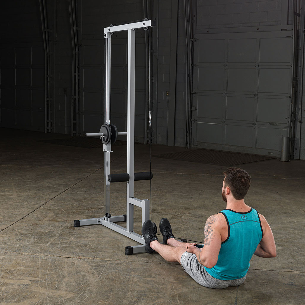 Seated Low Row on the Powerline Lat Machine