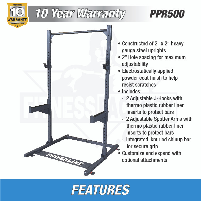 Powerline Half Rack PPR500 - Power Racks Powerline Half Rack PPR500 - Power Racks