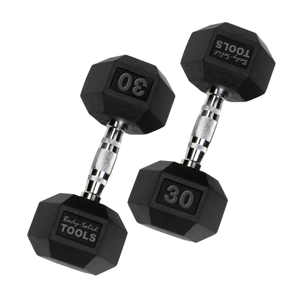 Body-Solid SDR Rubber Coated Dumbbells