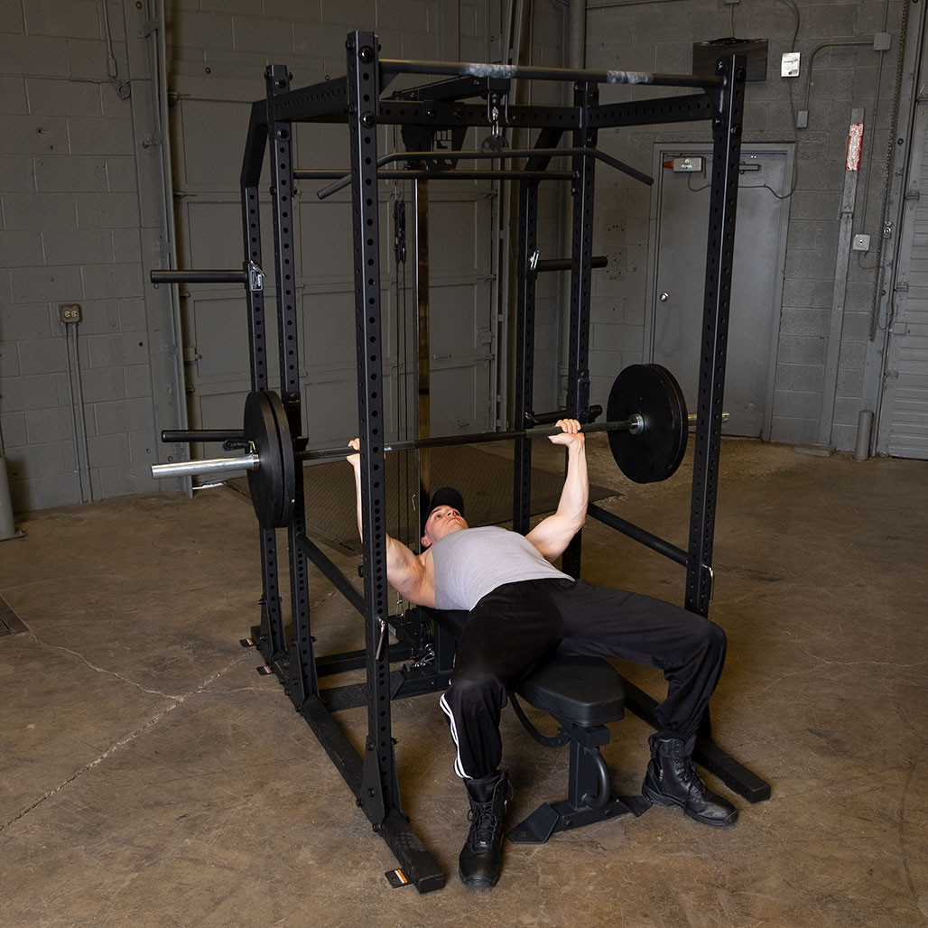 Bench Press on the Rugged Power Rack